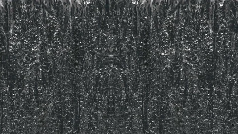 Waterfall texture loop isolated on black background. 4K for mapping 3d illustrat Stock Footage 156121911