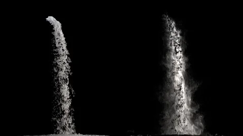 waterfall texture seamless loop, 4k, iso... | Stock Video | Pond5