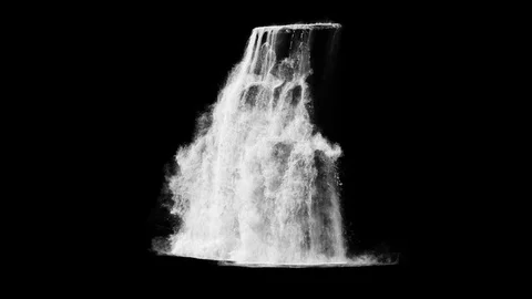 Waterfall texture seamless loop 4k Stock Footage 104221636