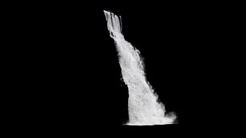 Waterfall texture seamless loop 4k Stock Footage 104805042