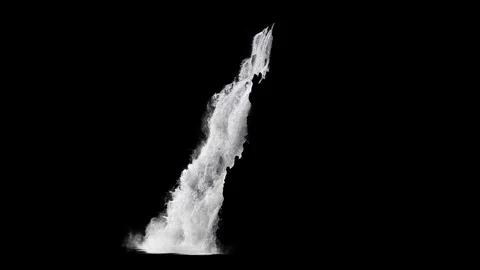 Waterfall texture seamless loop 4k Stock Footage 104805077