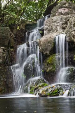 Waterfall in thailand Stock Photos
