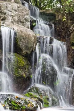 Waterfall in thailand Stock Photos