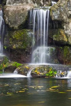 Waterfall in thailand Stock Photos