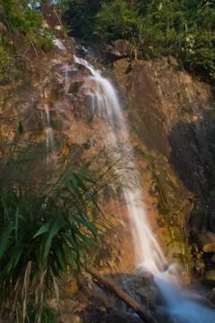 Waterfall in thailand Stock Photos