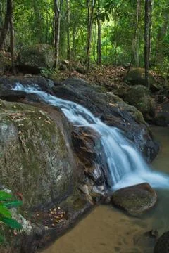 Waterfall in thailand Stock Photos