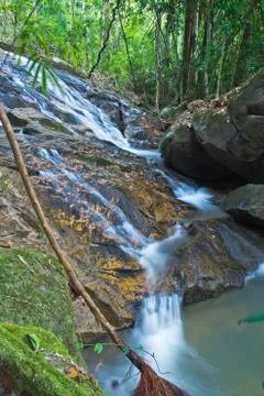 Waterfall in thailand Stock Photos