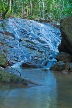 Waterfall in thailand Stock Photos