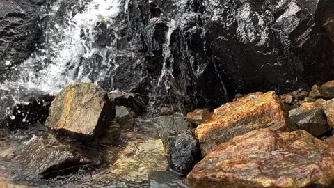 Waterfall at then ground Stock-Footage 204767192