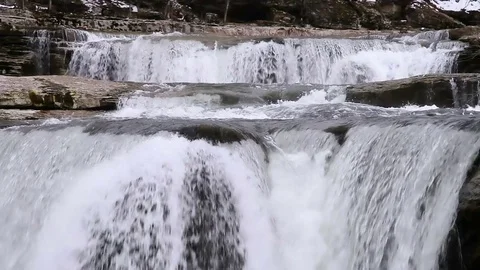 Waterfall Tiers Loop Video stock 73172740