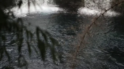 Waterfall tilting up Stock Footage 77049469