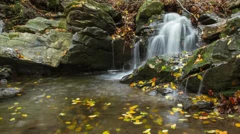 Waterfall time lapse Stock Footage 20481283