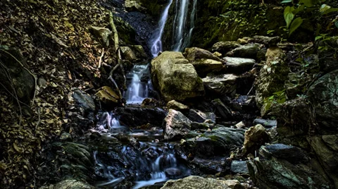 Waterfall Time Lapse Stock Footage 38619322