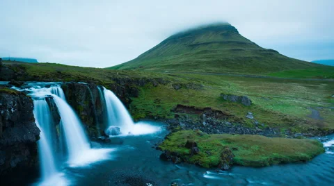 Waterfall Time Lapse  Stock Footage 52422695