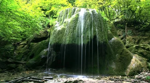 Waterfall - timelapse Video stock 7729339