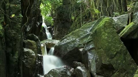 Waterfall timeLapse Stock Footage 21090254
