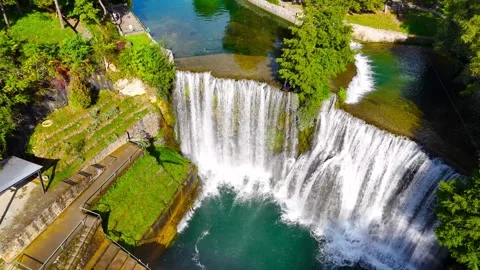 Waterfall in Timeless Beauty Stock Footage 314559721