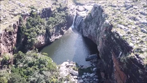 Waterfall top Bluff HD 動画素材 284316840