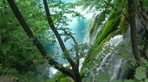 Waterfall from the top Video stock 7762904