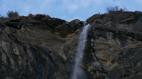 Waterfall top slow motion Video stock 59848610