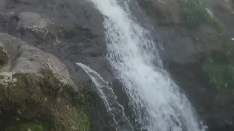 Waterfall tourism Stock Footage 300812327