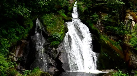 Waterfall in Triberg Black Forest 3 Stock Footage 53856292
