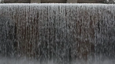 Waterfall uniform. Stock Footage 45238064