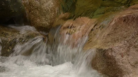 Waterfall in upper Methow River, Eastern Washington Stock Footage 96548593