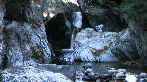 Waterfall in Vermont Stock Footage 2459941
