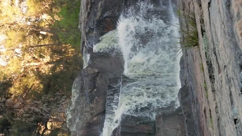 Waterfall | Vertical video Video stock 163382301