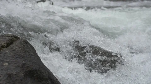 Waterfall  Vidfoss Stock Footage 97019184