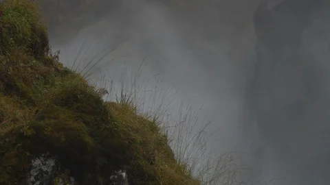 Waterfall  Vidfoss Stock Footage 97027411