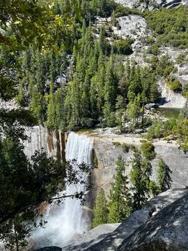Waterfall View from Above Stock Photos