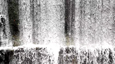 Waterfall view Stock Footage 34149277