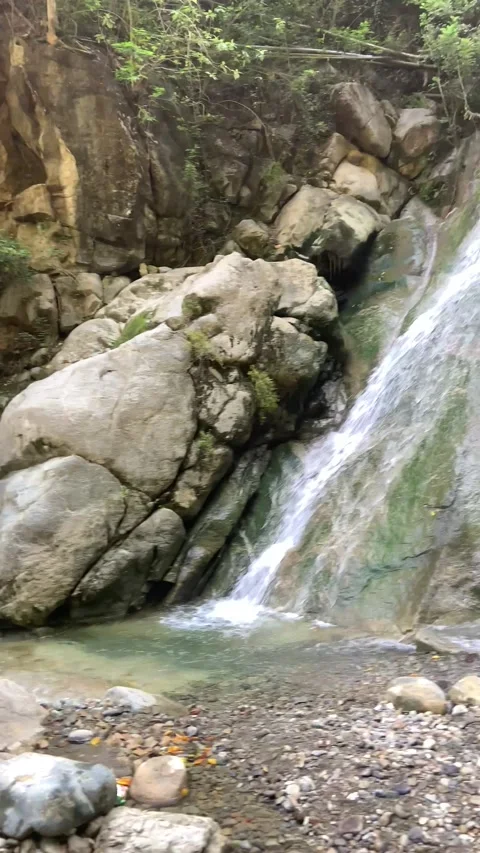 Waterfall view Video stock 168691580