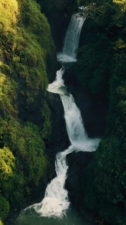Waterfall View Stock Footage 242816759
