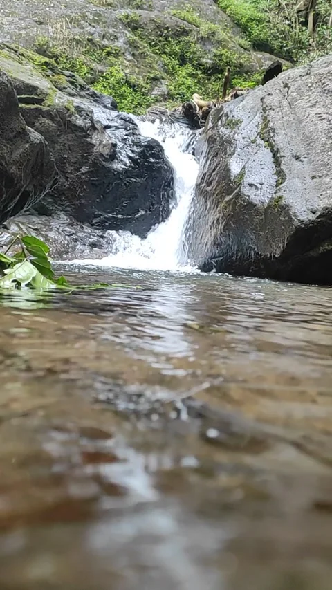 Waterfall view (indonesia) Video stock 205815952