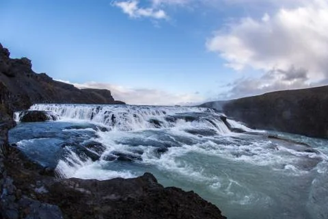 The Waterfall View Stock Photos