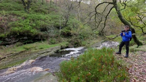 WATERFALL WALK M D Encoding 2023 V1-0071 prob3 Stockbeeldmateriaal 254806294