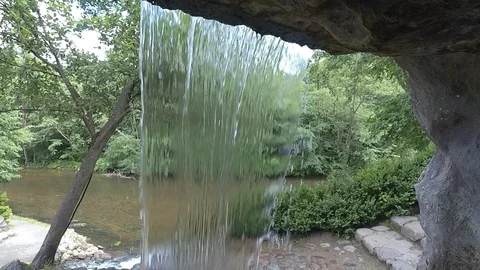 Waterfall, water current Stock Footage 91151365