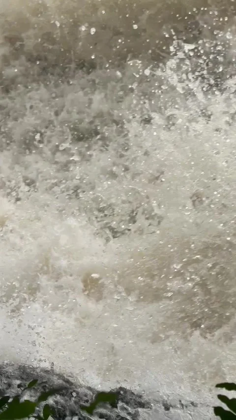 Waterfall with water effect Stock Footage 309136663