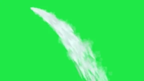 Waterfall Water Falling Flow Animation On Green Screen Background 動画素材 303387419