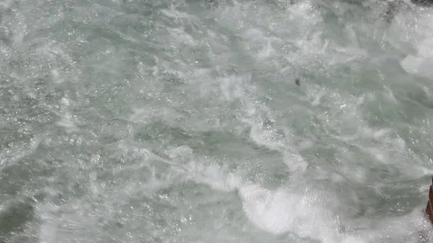 Waterfall water in the park Video stock 99785753