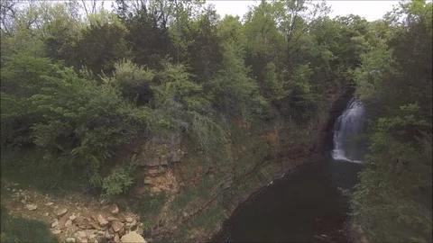 Waterfall Western Illinois 스톡 동영상 78213692