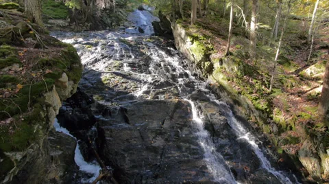 Waterfall wide angle Video stock 32015100