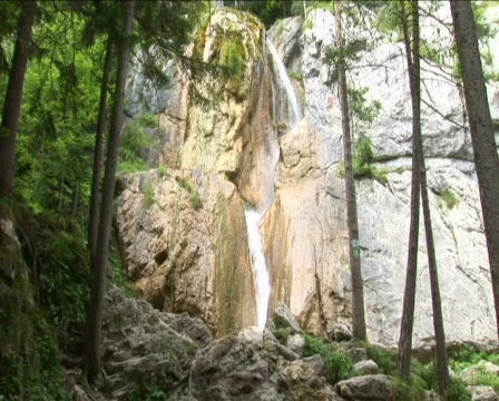 Waterfall, wide Stock Footage 139565
