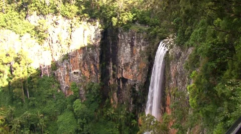 Waterfall wide 库存影片 1055122