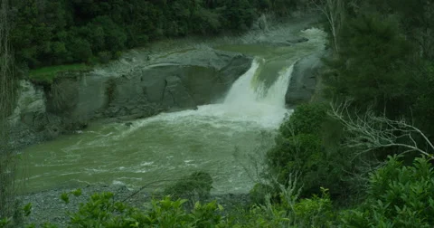 Waterfall In The Woods Stock Footage 54643492