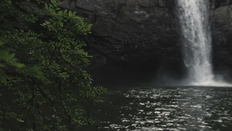 Waterfall in the Woods Stock Footage 132904683