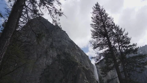 Waterfall In Yosemite Stock Footage 92314093